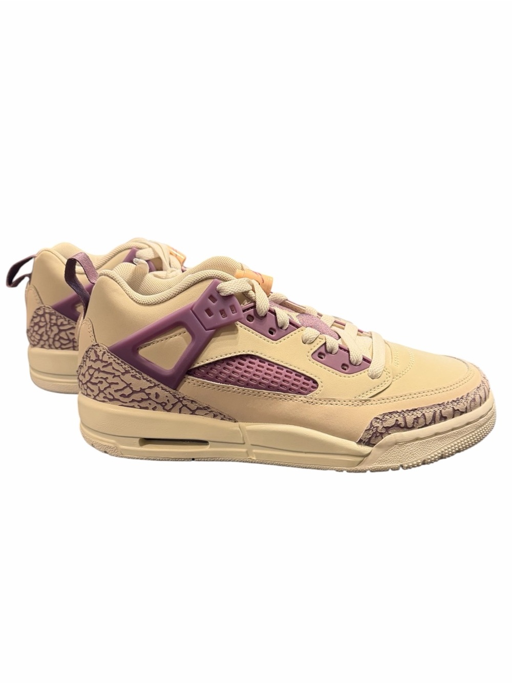Jordan Kids Sneakers in Cream and Purple